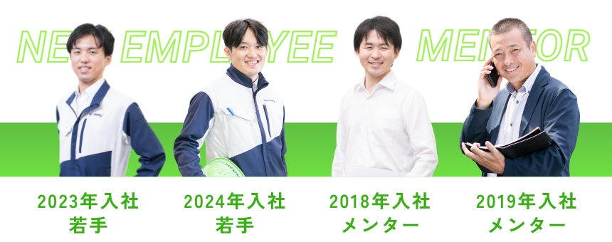 2023年入社若手 2024年入社 若手 / 2018年入社メンター 2019年入社メンター